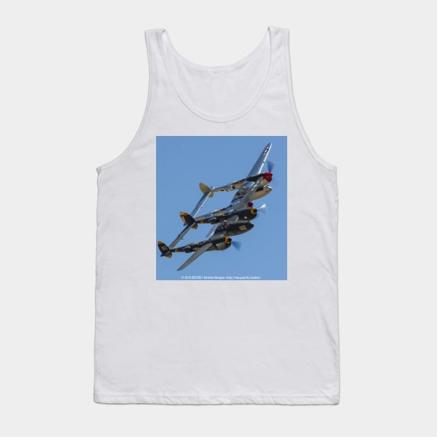 P-38 Lightnings Tank Top by acefox1